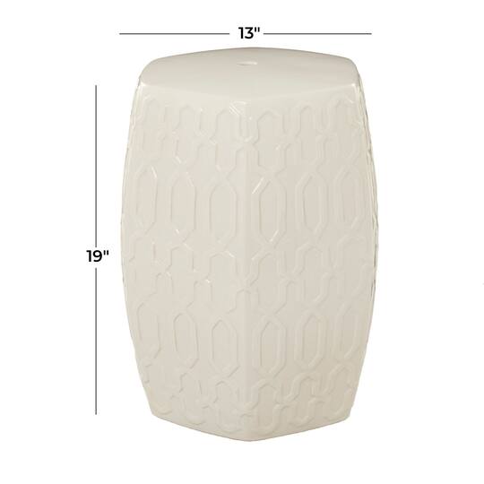 Ceramic Contemporary Accent Table
